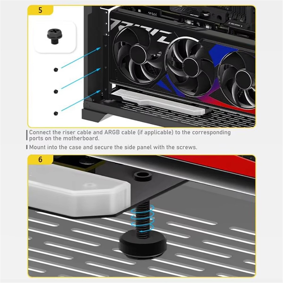 Staffa di Montaggio Verticale  - Pcie 4.0 X16 Riser Cable 90 Degree recensione e prezzo
