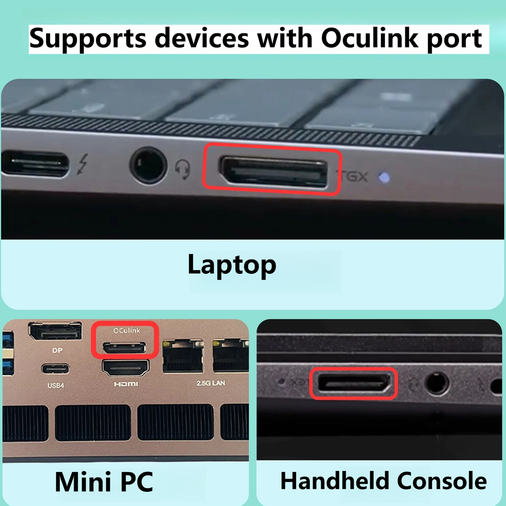 Dock per scheda grafica eGPU O - External Gpu Dock Pcie 4.0 Oculink recensione e prezzo
