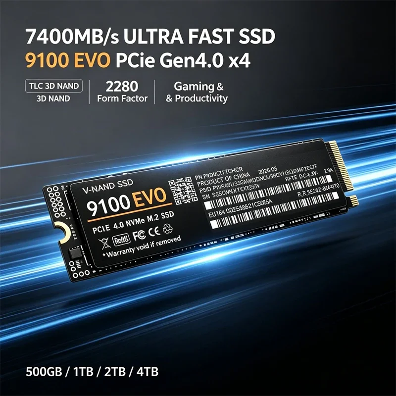 SSD NVMe M.2 da Gaming 9100 EV - M.2 Nvme 4Tb Pcie 4.0 Ssd recensione e prezzo