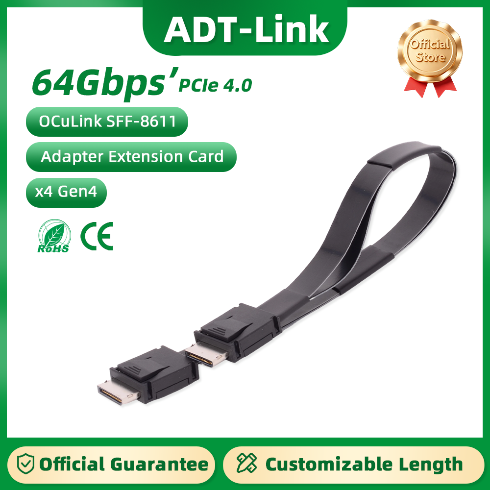 ADT-Link PCI-E 4.0 X4 SFF-8611 - External Gpu Dock Pcie 4.0 Oculink recensione e prezzo