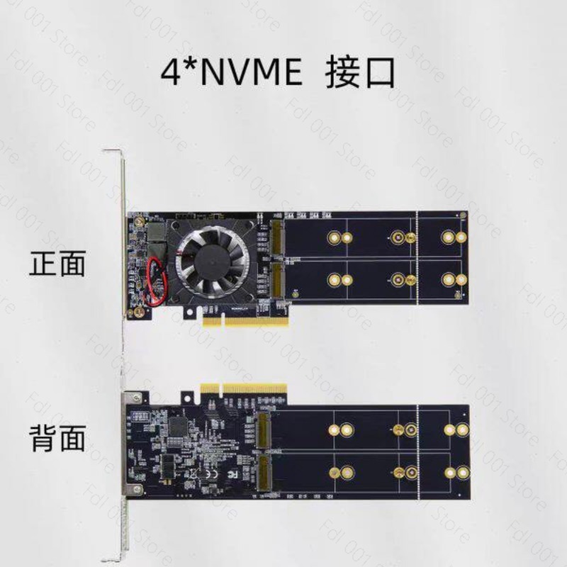 Scheda di Espansione PCIe Senz - Quad M.2 Nvme Pcie Bifurcation Card recensione e prezzo