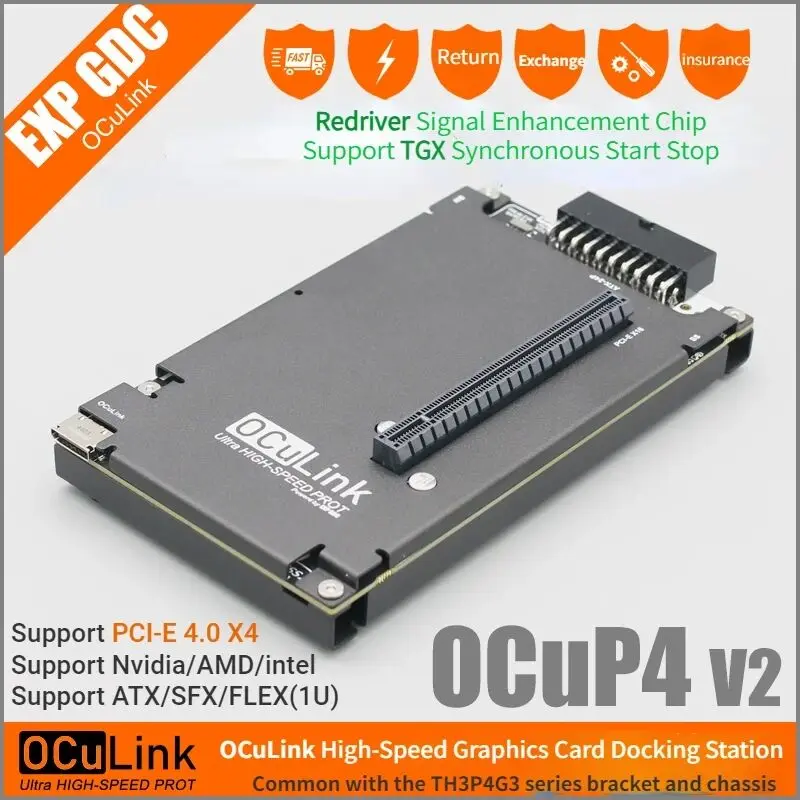 OCuP4V2 OCuLink GPU Dock con c - External Gpu Dock Pcie 4.0 Oculink recensione e prezzo