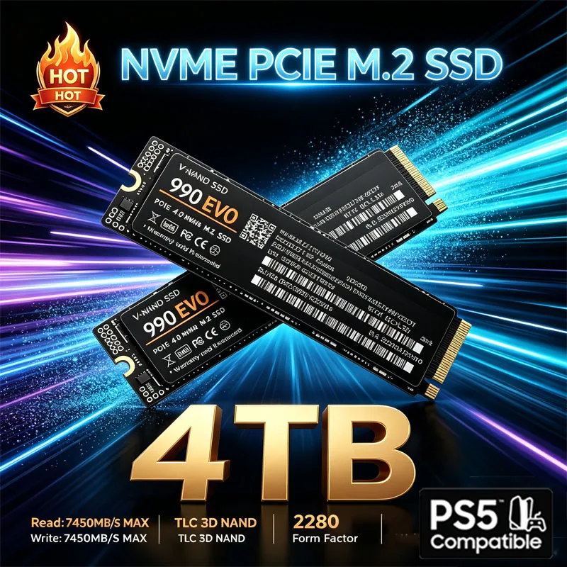 SSD NVMe M.2 da Gaming 990 EVO - M.2 Nvme 4Tb Pcie 4.0 Ssd recensione e prezzo