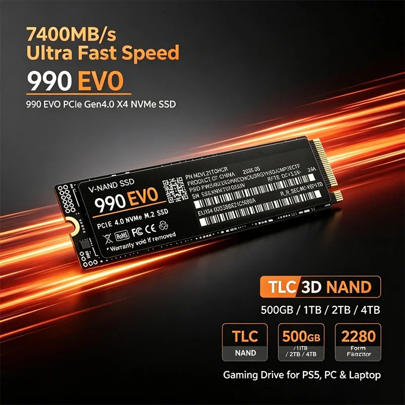 SSD NVMe M.2 da Gaming 990 EVO - M.2 Nvme 4Tb Pcie 4.0 Ssd recensione e prezzo