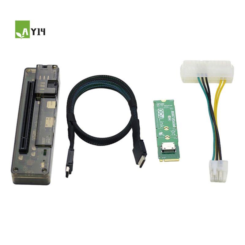 Adattatore AY14 -M.2 MKEY a OC - External Gpu Dock Pcie 4.0 Oculink recensione e prezzo
