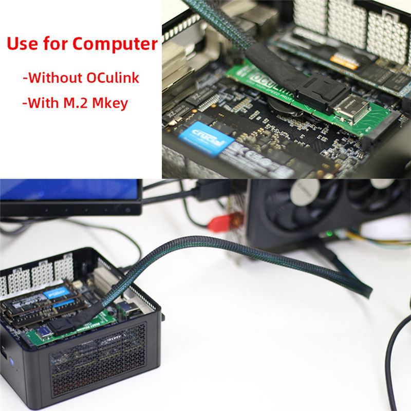Adattatore AY14 -M.2 MKEY a OC - External Gpu Dock Pcie 4.0 Oculink recensione e prezzo