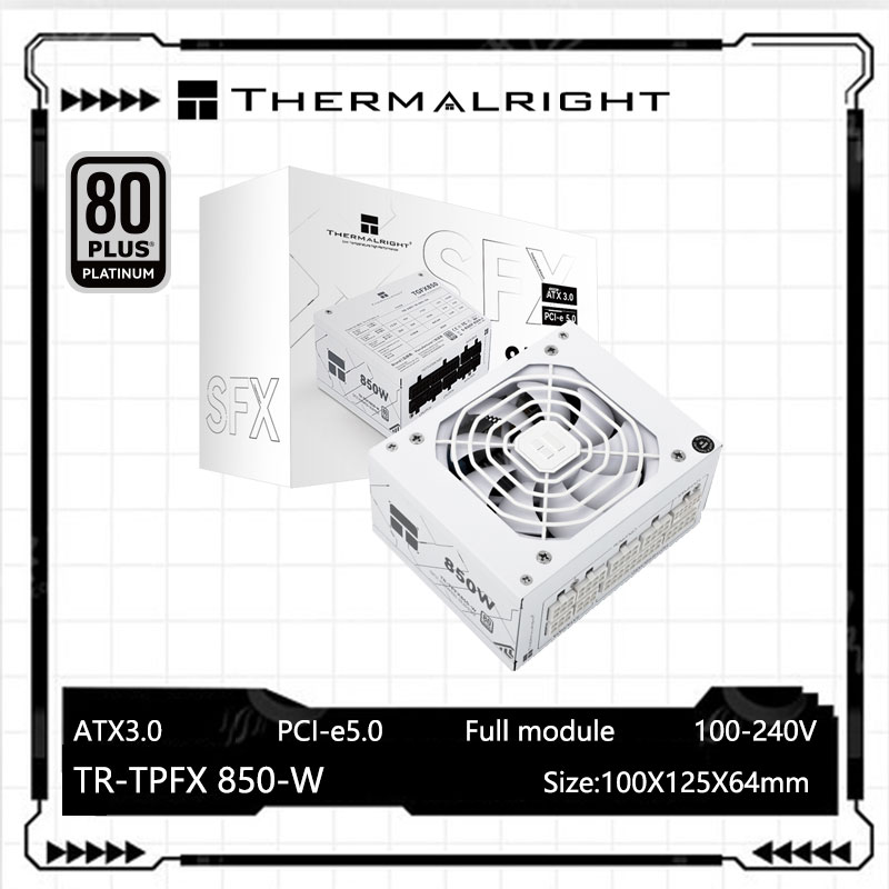 Thermalright TR-TPFX850 bianco - Sfx Power Supply 850W Gold recensione e prezzo