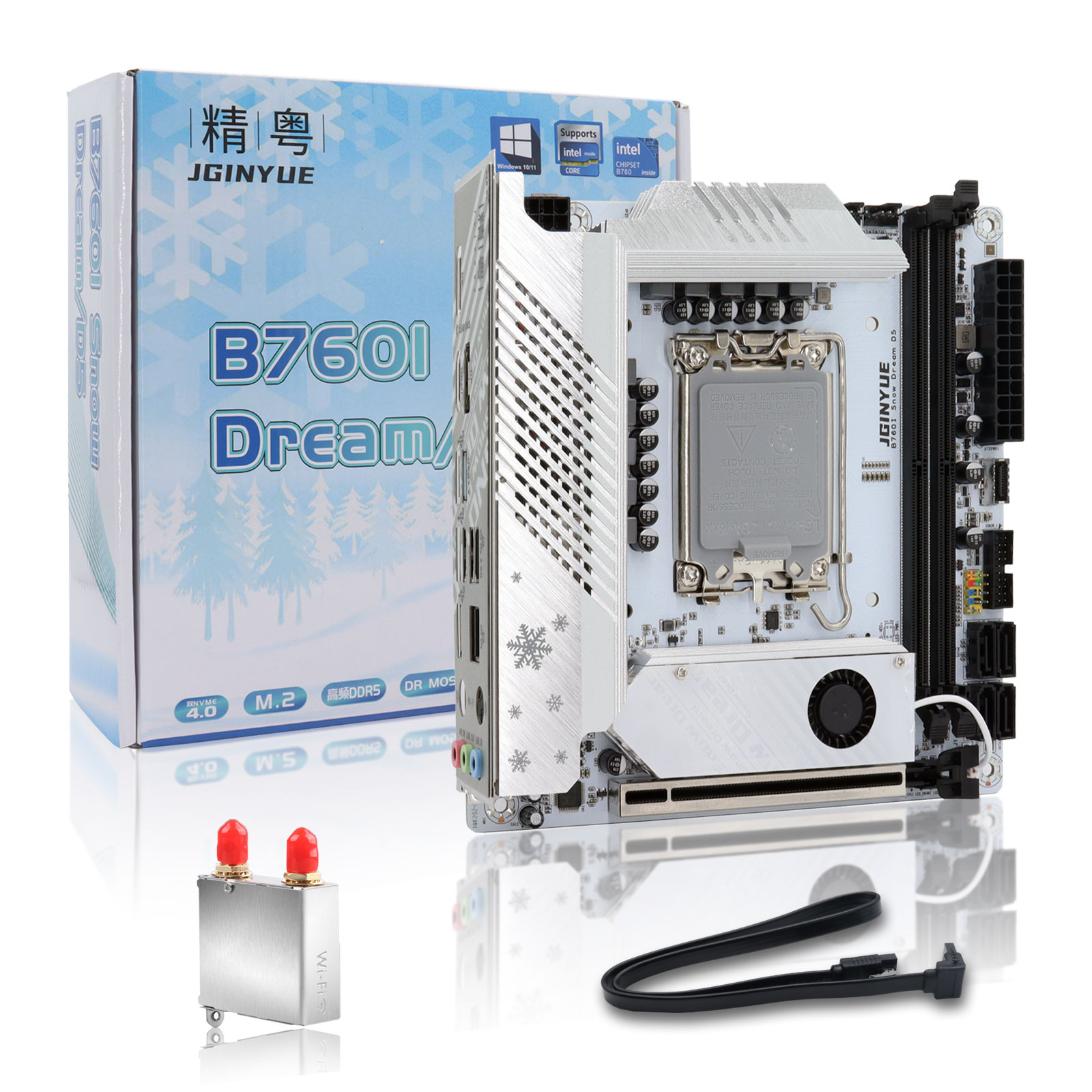 Scheda madre JGINYUE B760 Mini - Lga 1700 Ddr5 Itx Motherboard recensione e prezzo