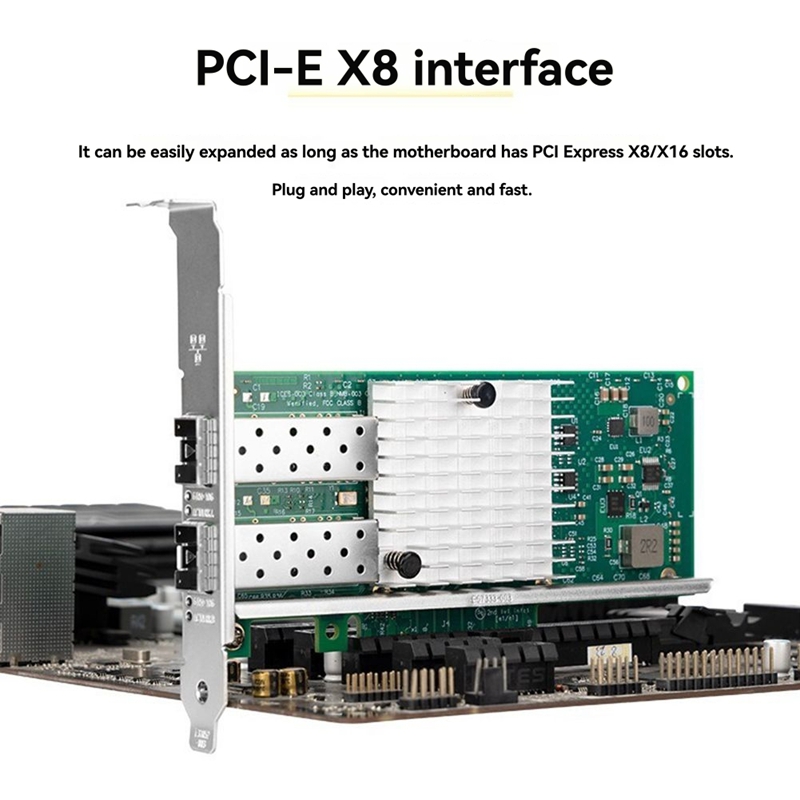 X520-DA1 Scheda di rete dual p - 10Gb Sfp+ Pcie Network Card Dual Port recensione e prezzo