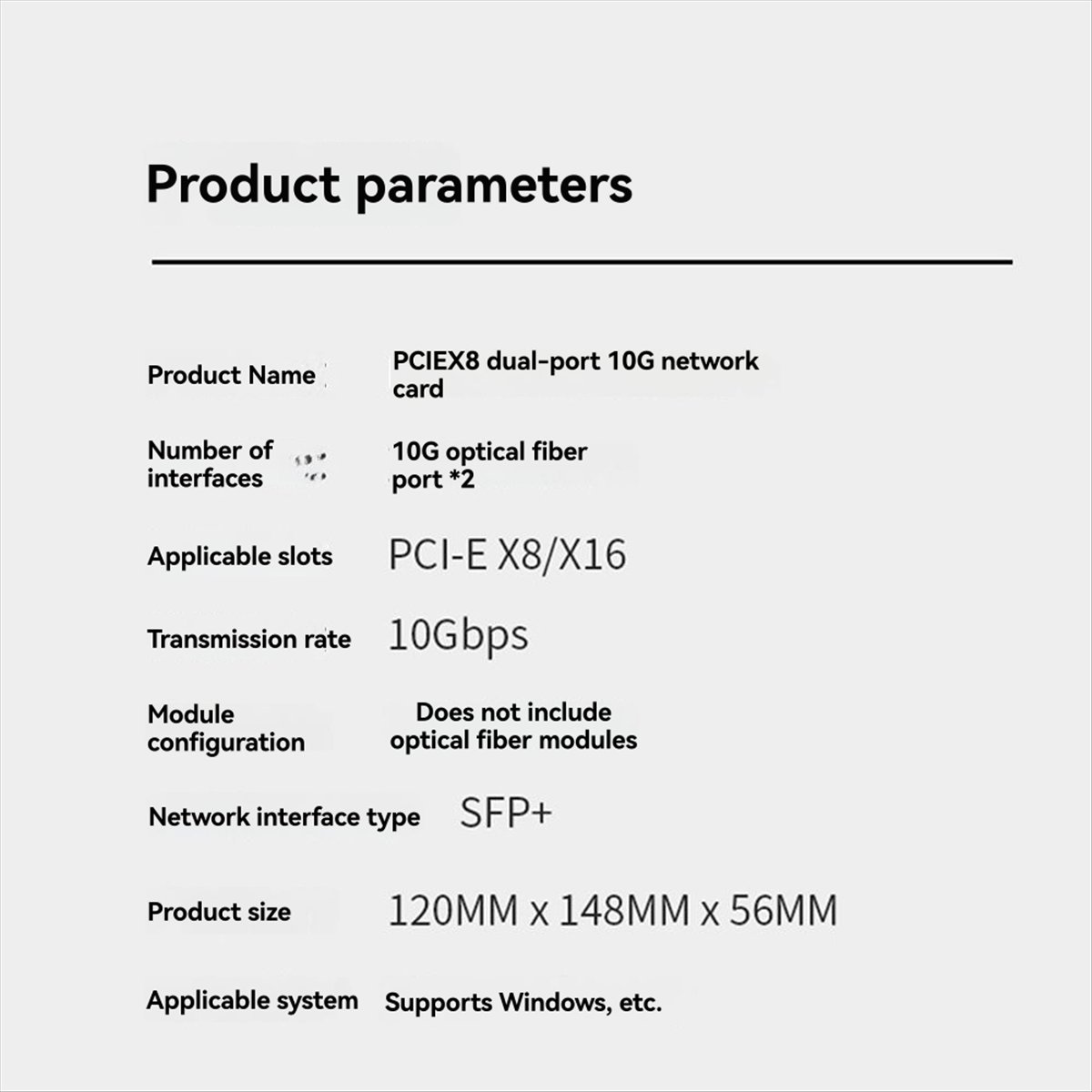 Stabile- X520-DA1 Scheda di re - 10Gb Sfp+ Pcie Network Card Dual Port recensione e prezzo