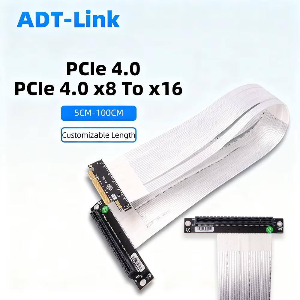 ADT-Link PCIE 4.0 3.0 X8 a X16 - Pcie 4.0 X16 Riser Cable 90 Degree recensione e prezzo