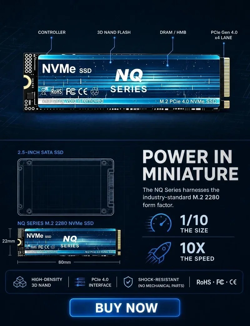 NQ SSD NVMe M.2 PCIe 4.0 da 2T - M.2 Nvme 4Tb Pcie 4.0 Ssd recensione e prezzo