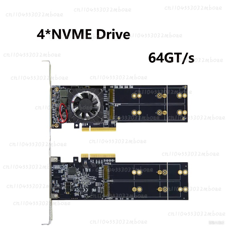 Adattatore PCIe 3.0 X8 Quad M. - Quad M.2 Nvme Pcie Bifurcation Card recensione e prezzo